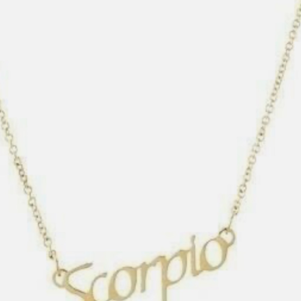 Rebecca Minkoff Gold Scorpio Necklace